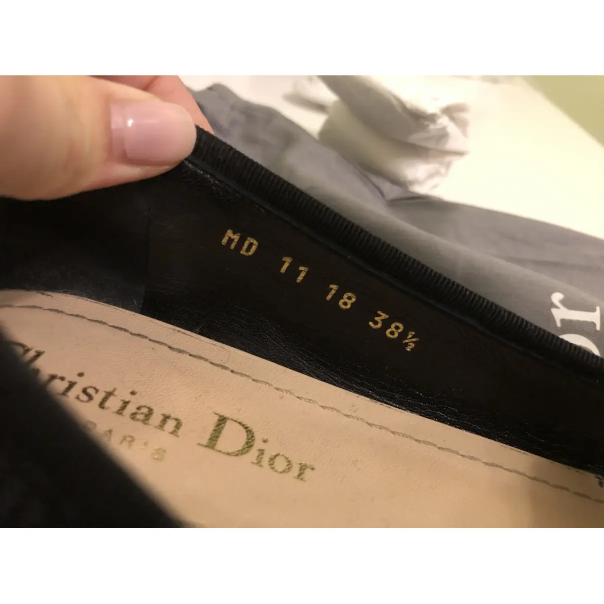 Miss J'adior cloth ballet flats Dior