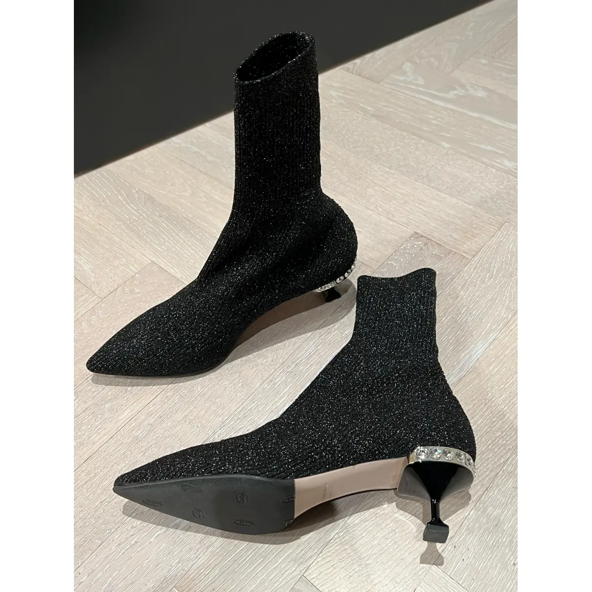Buy Miu Miu Cloth ankle boots online