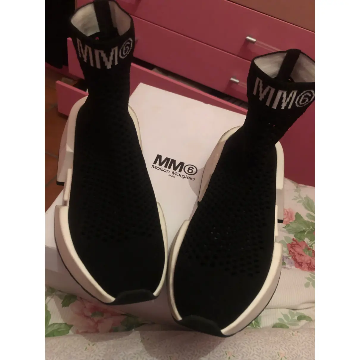 Buy MM6 Cloth ankle boots online