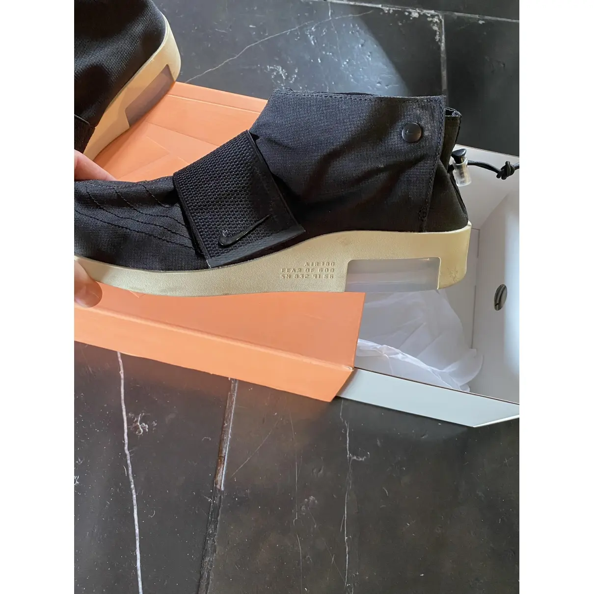 Nike x Fear of God Moccasin cloth high trainers for sale