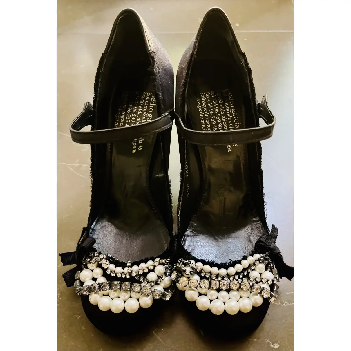 Cloth heels Pedro Garcia