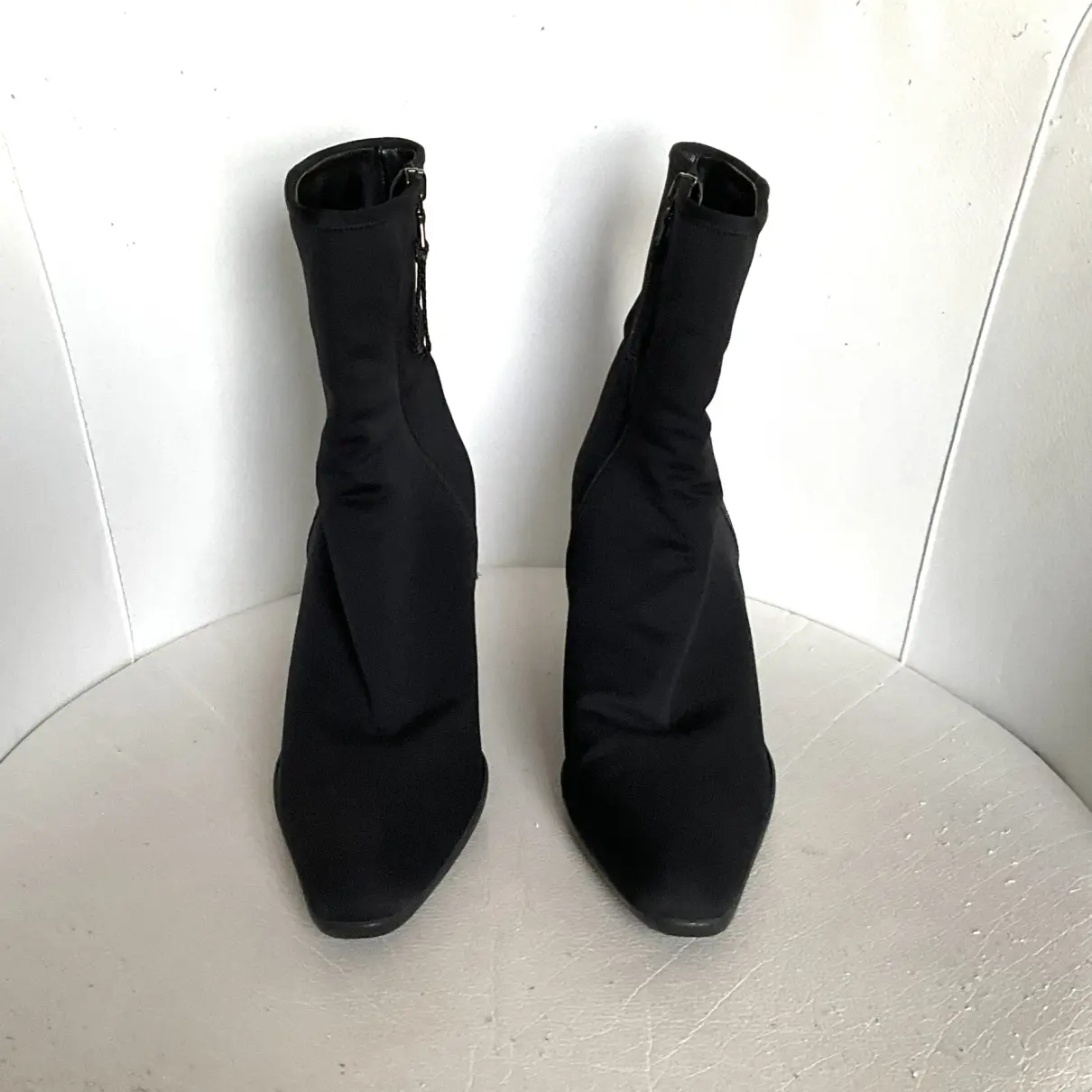 Cloth ankle boots Prada