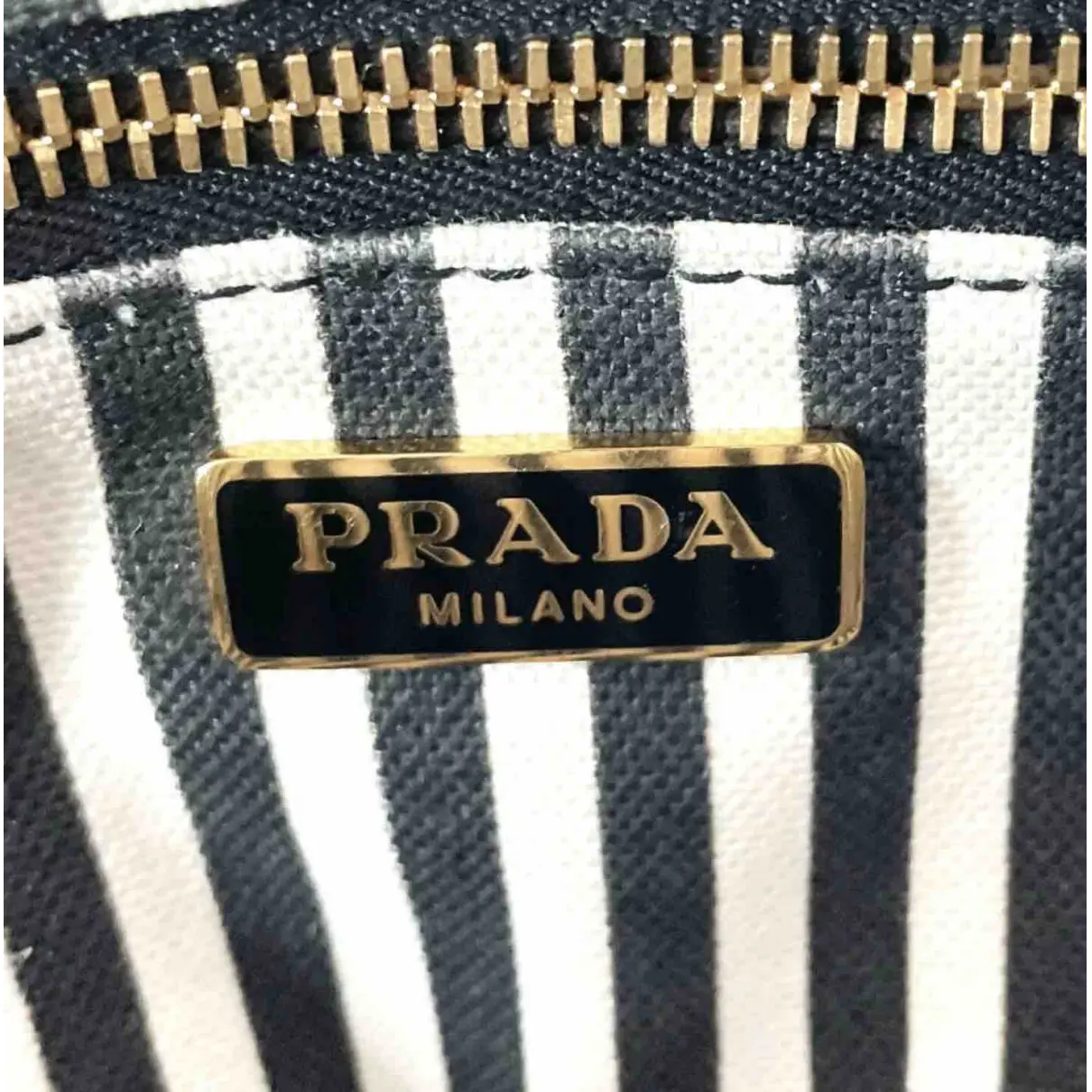 Cloth clutch bag Prada