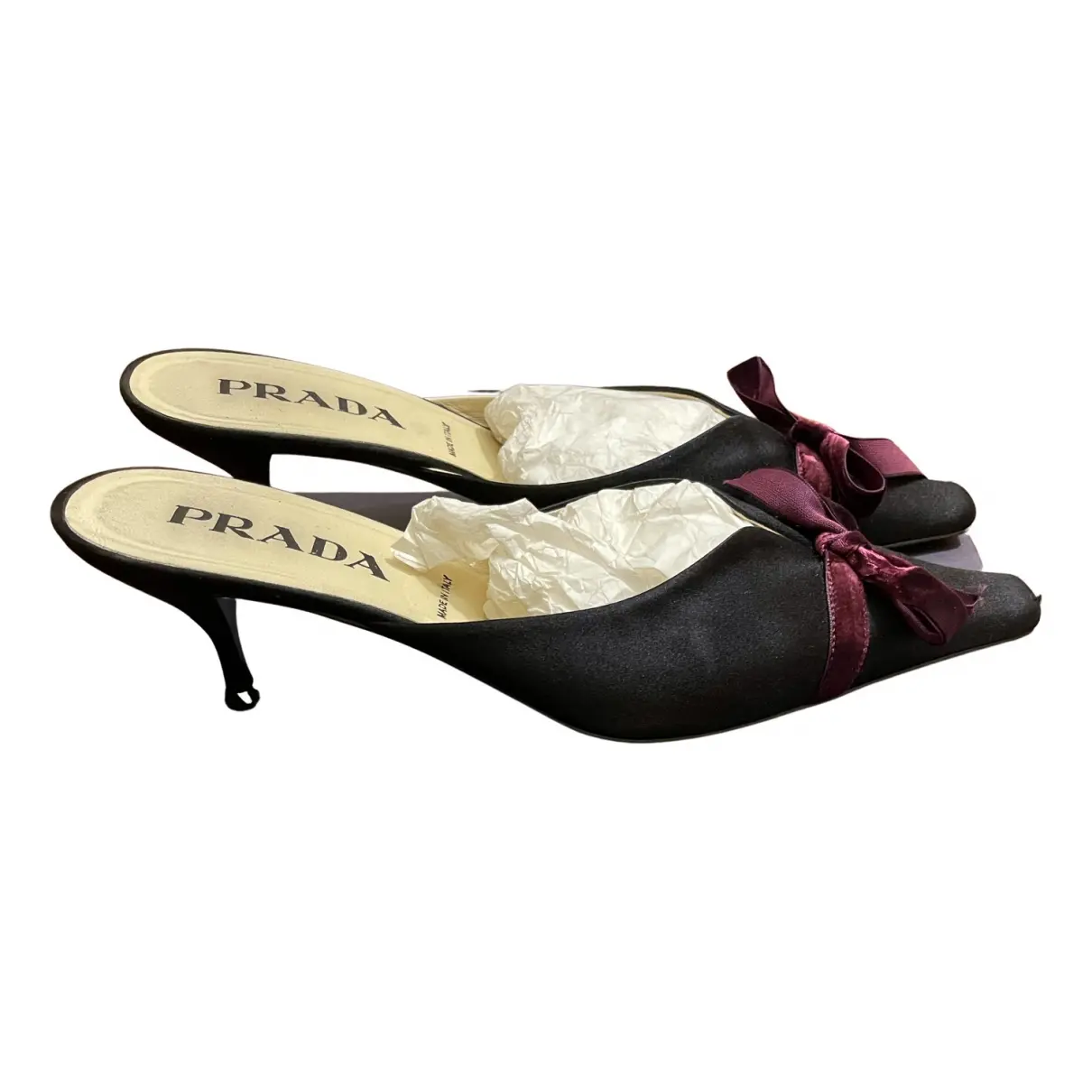 Cloth sandals Prada - Vintage
