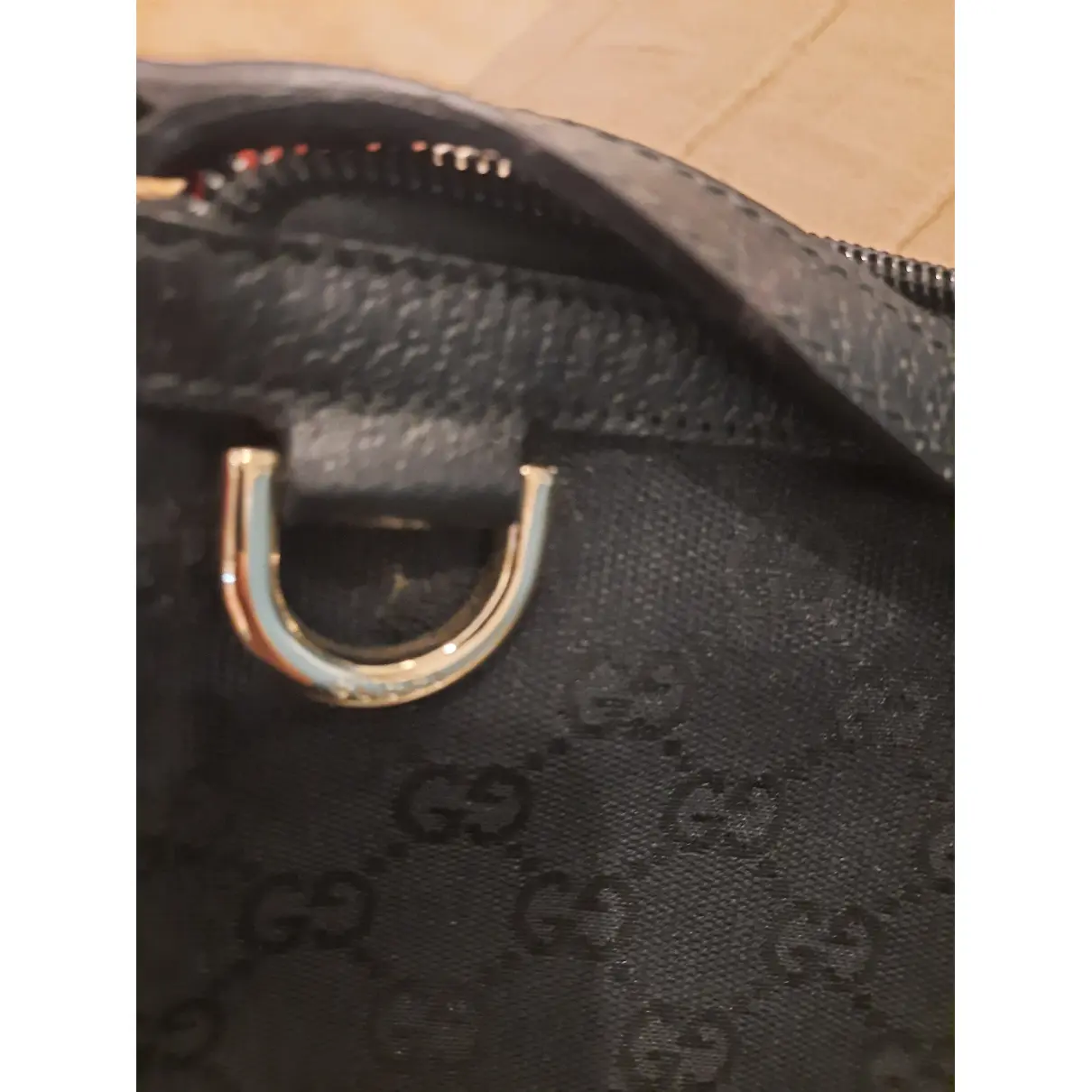 Punch cloth handbag Gucci