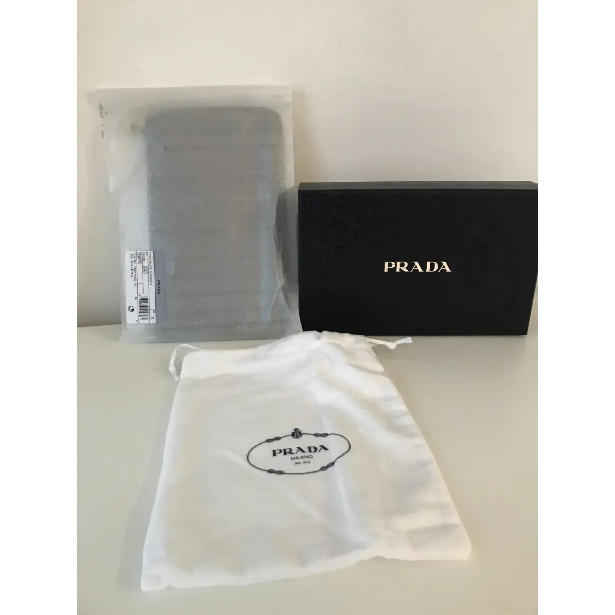 Re-Nylon cloth clutch bag Prada