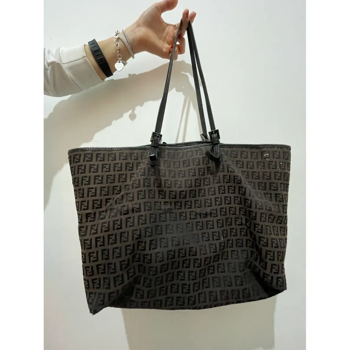 Buy Fendi Roll Bag cloth handbag online - Vintage