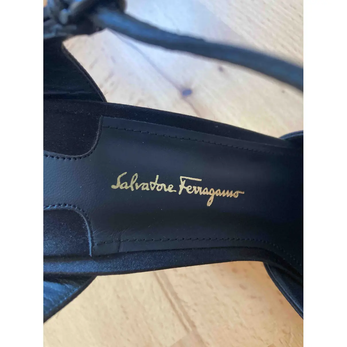 Cloth heels Salvatore Ferragamo