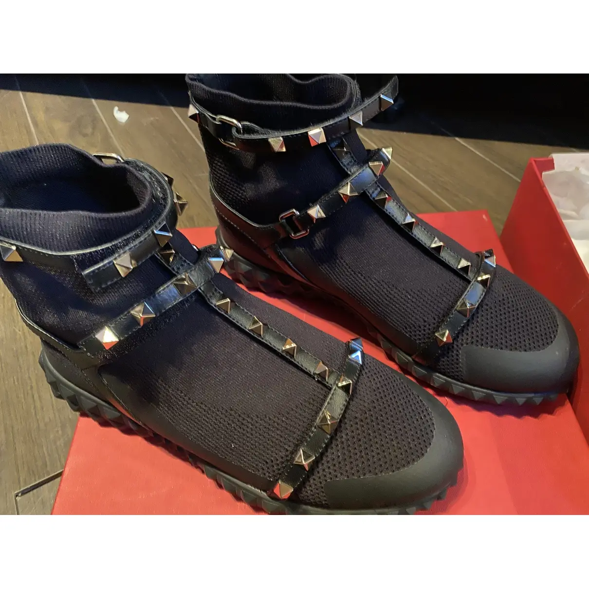 Valentino Garavani Sneakers chaussettes VLTN  cloth trainers for sale