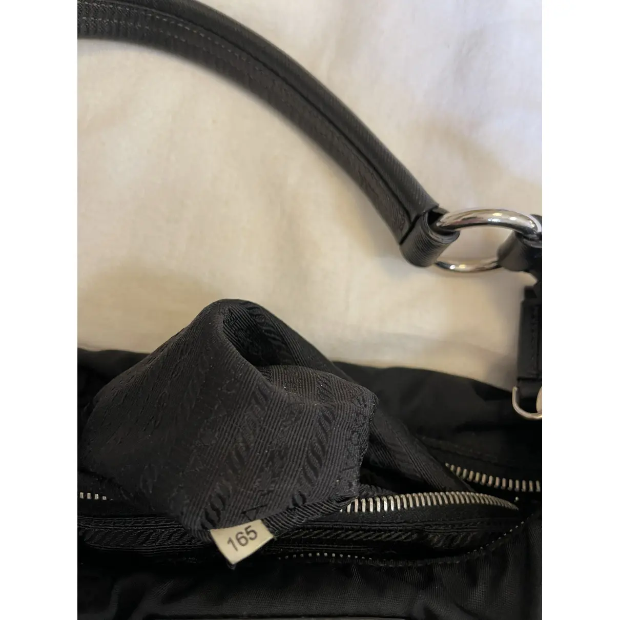 Tessuto Metallo cloth handbag Prada