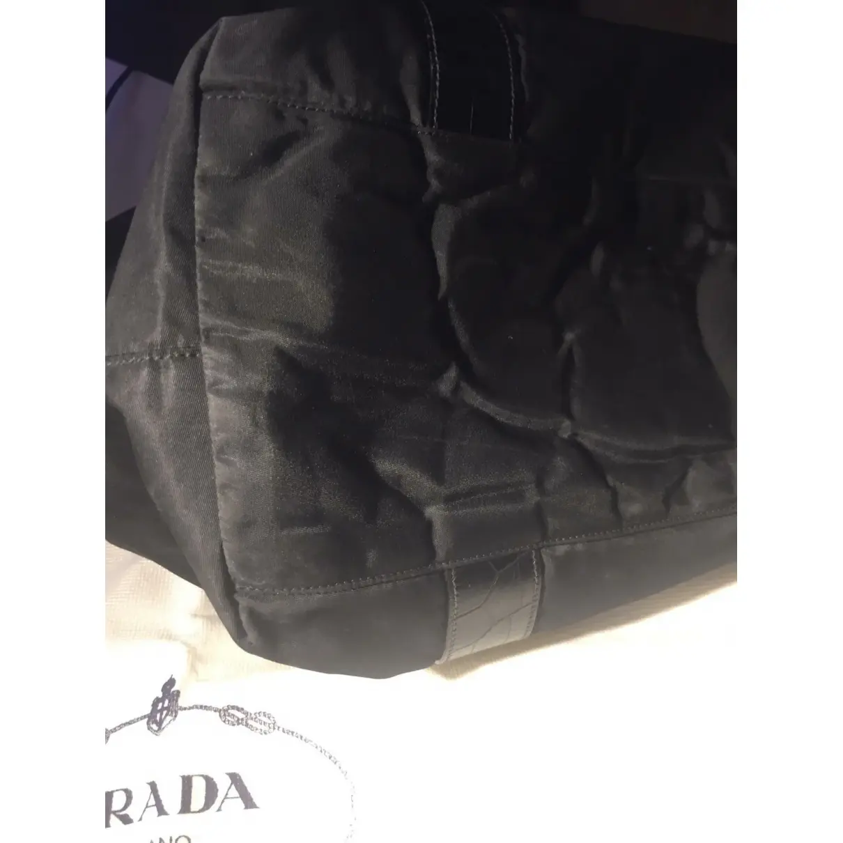 Buy Prada Tessuto cloth handbag online - Vintage
