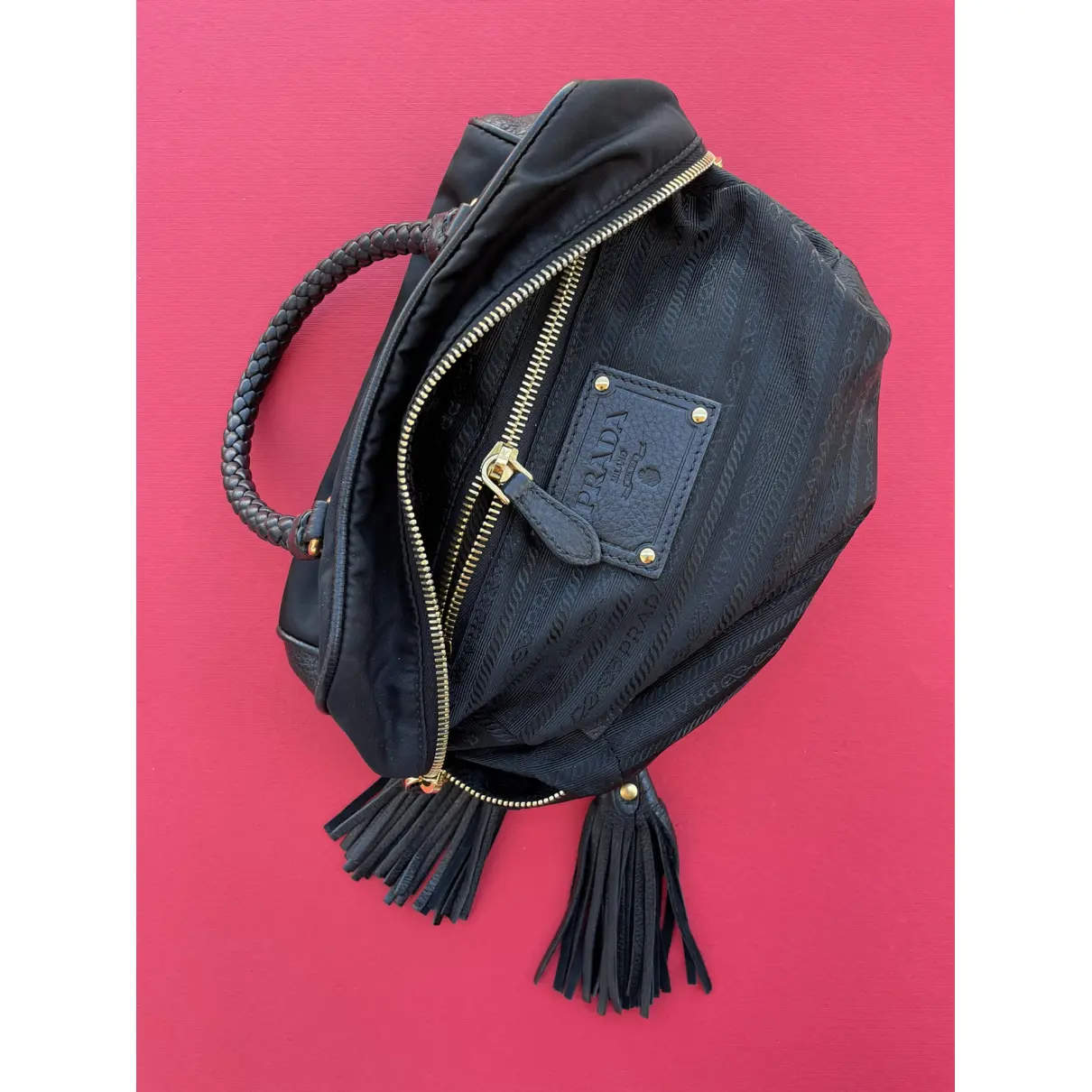 Tessuto cloth crossbody bag Prada - Vintage