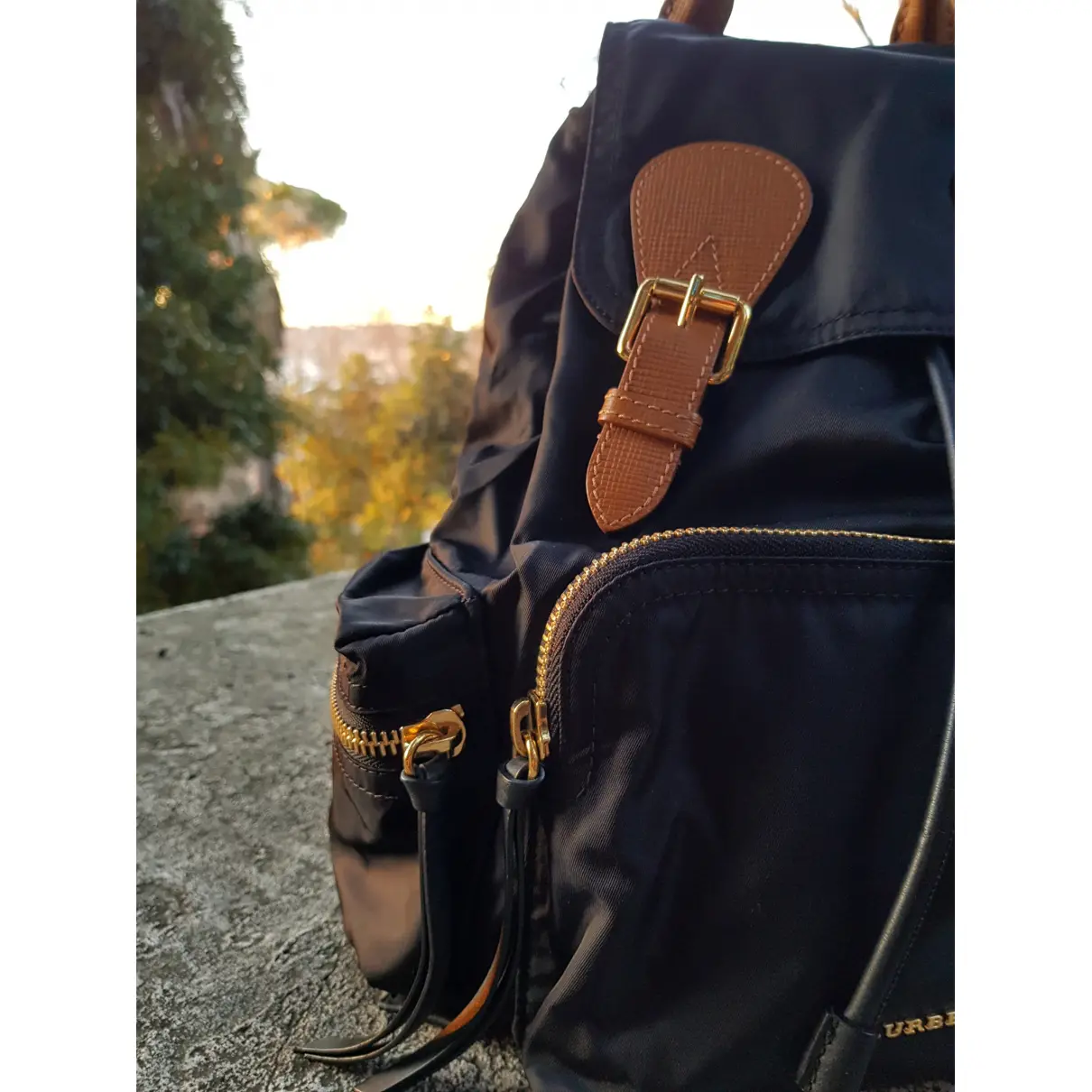 Buy Burberry The Rucksack cloth backpack online