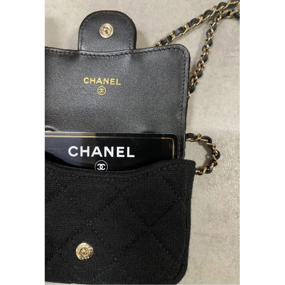 Trendy CC cloth mini bag Chanel