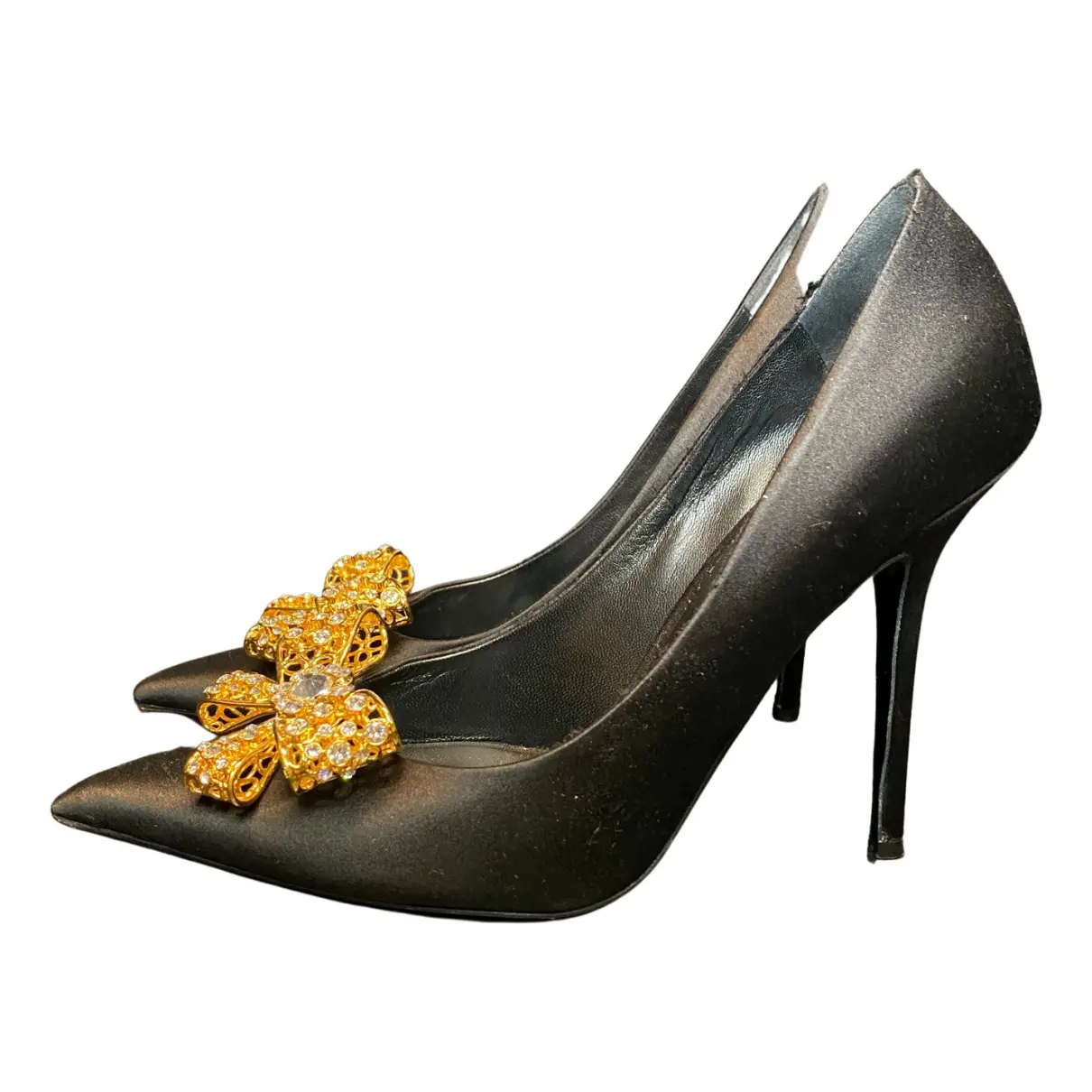 Cloth heels Versace