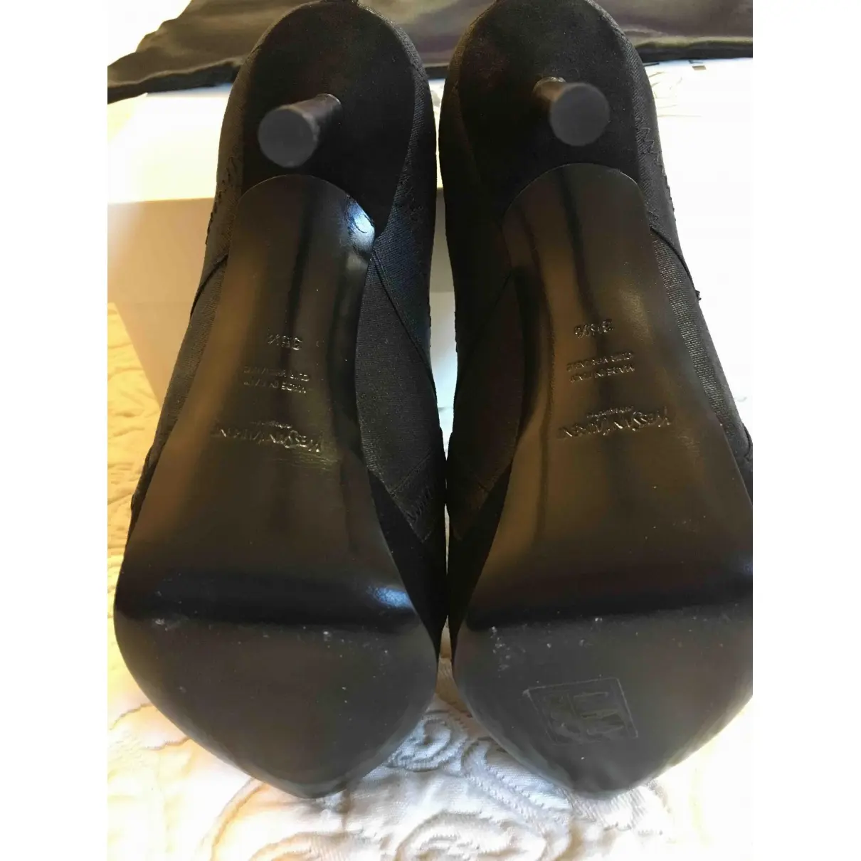 Cloth ankle boots Yves Saint Laurent