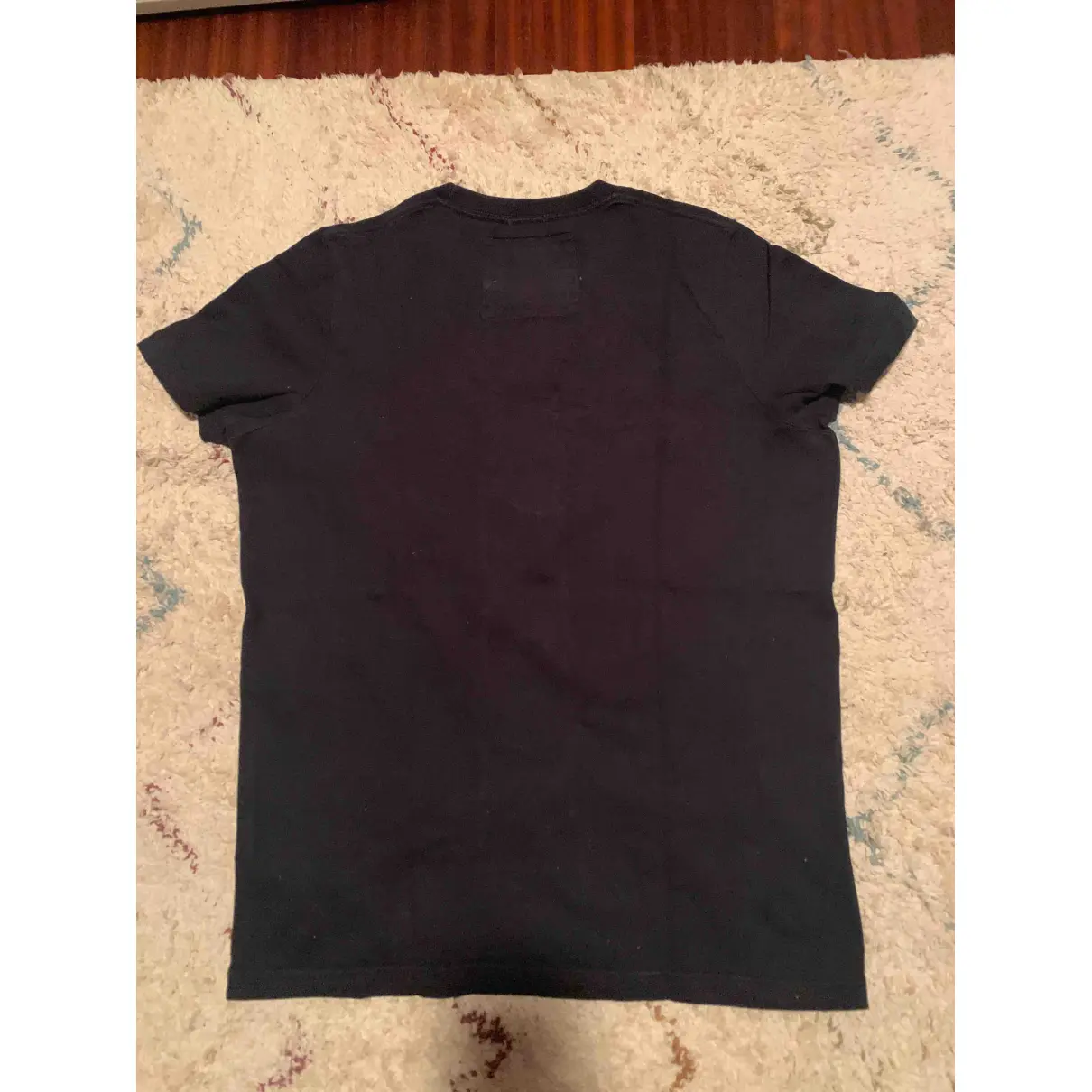 Buy Abercrombie & Fitch Black Cotton T-shirt online