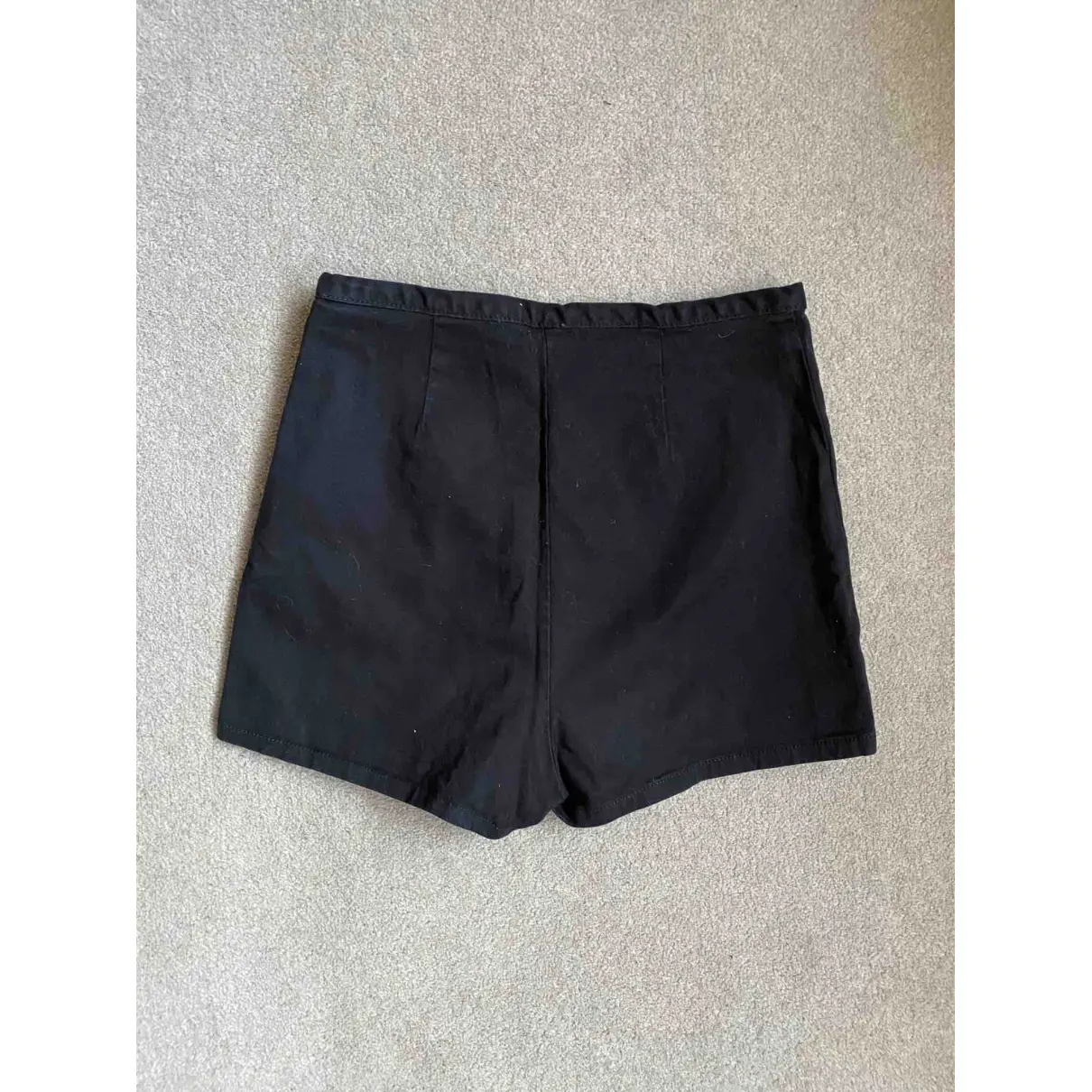 Buy American Apparel Black Cotton Shorts online