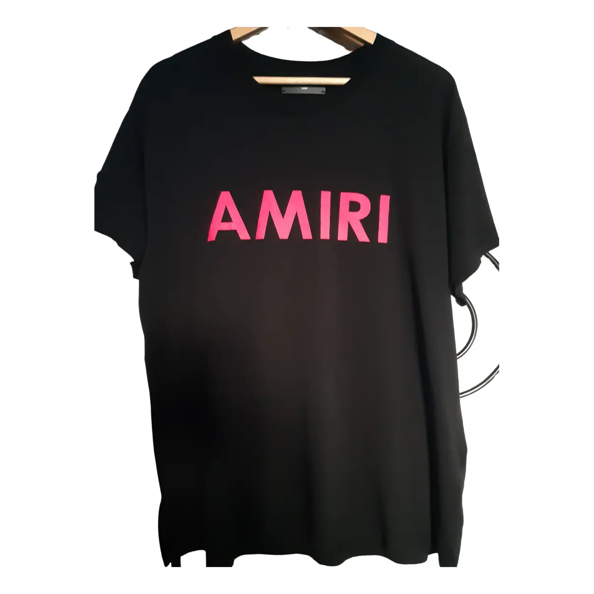 Black Cotton T-shirt Amiri
