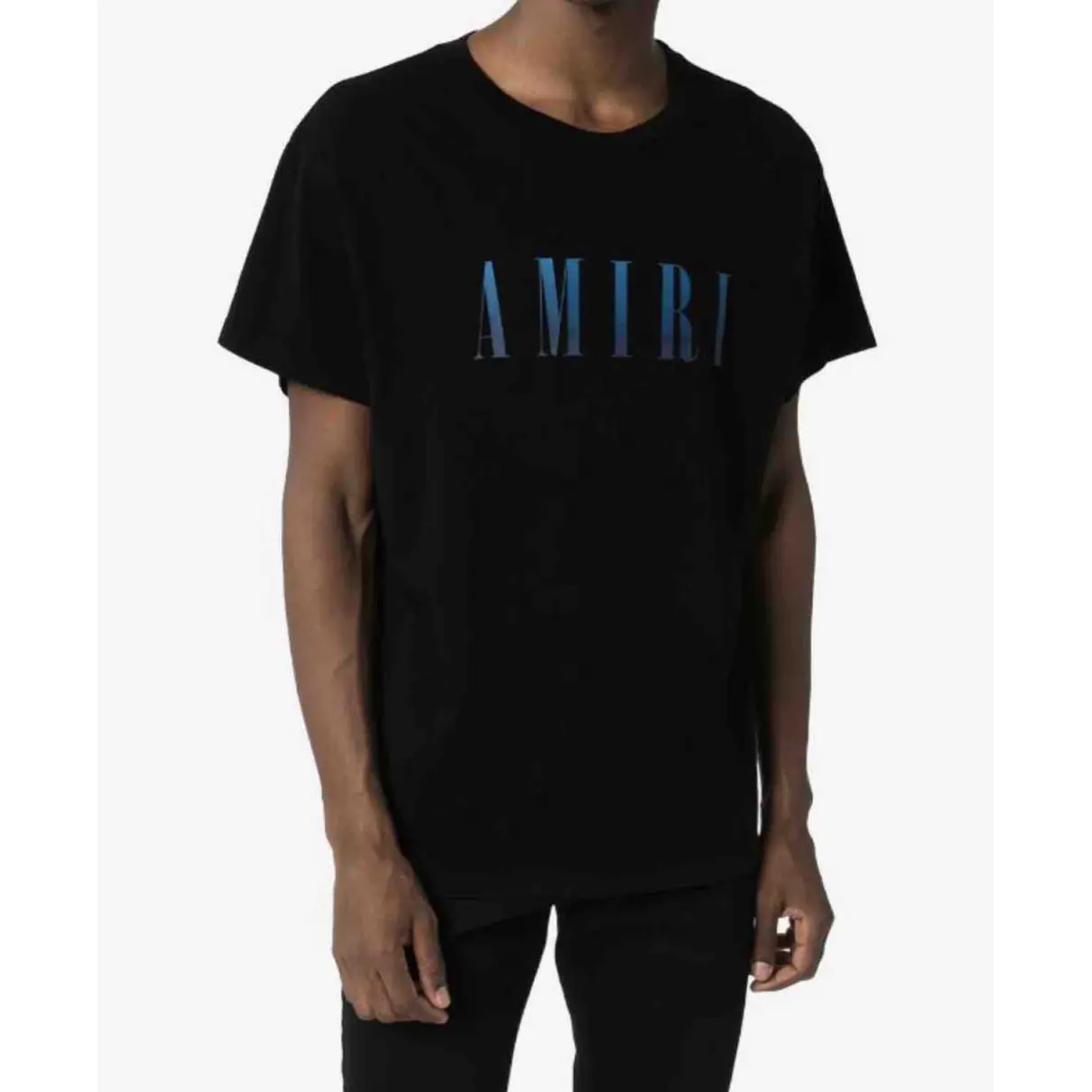 Black Cotton T-shirt Amiri