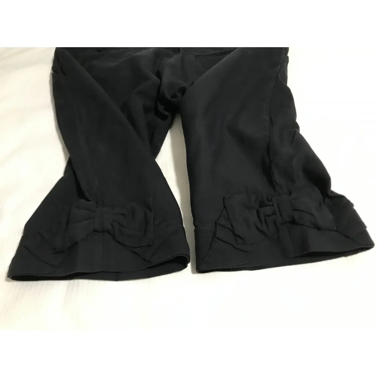 Black Cotton Shorts Anna Molinari
