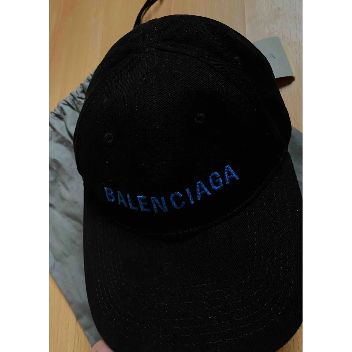 Black Cotton Hat Balenciaga