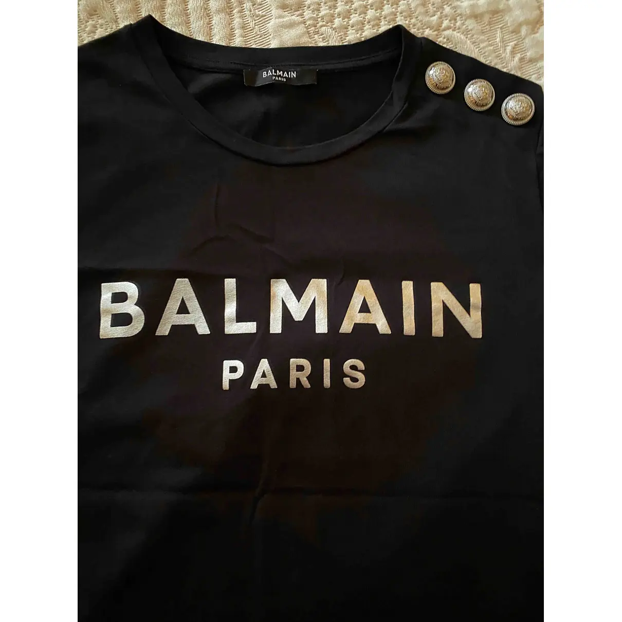 Buy Balmain Black Cotton Top online