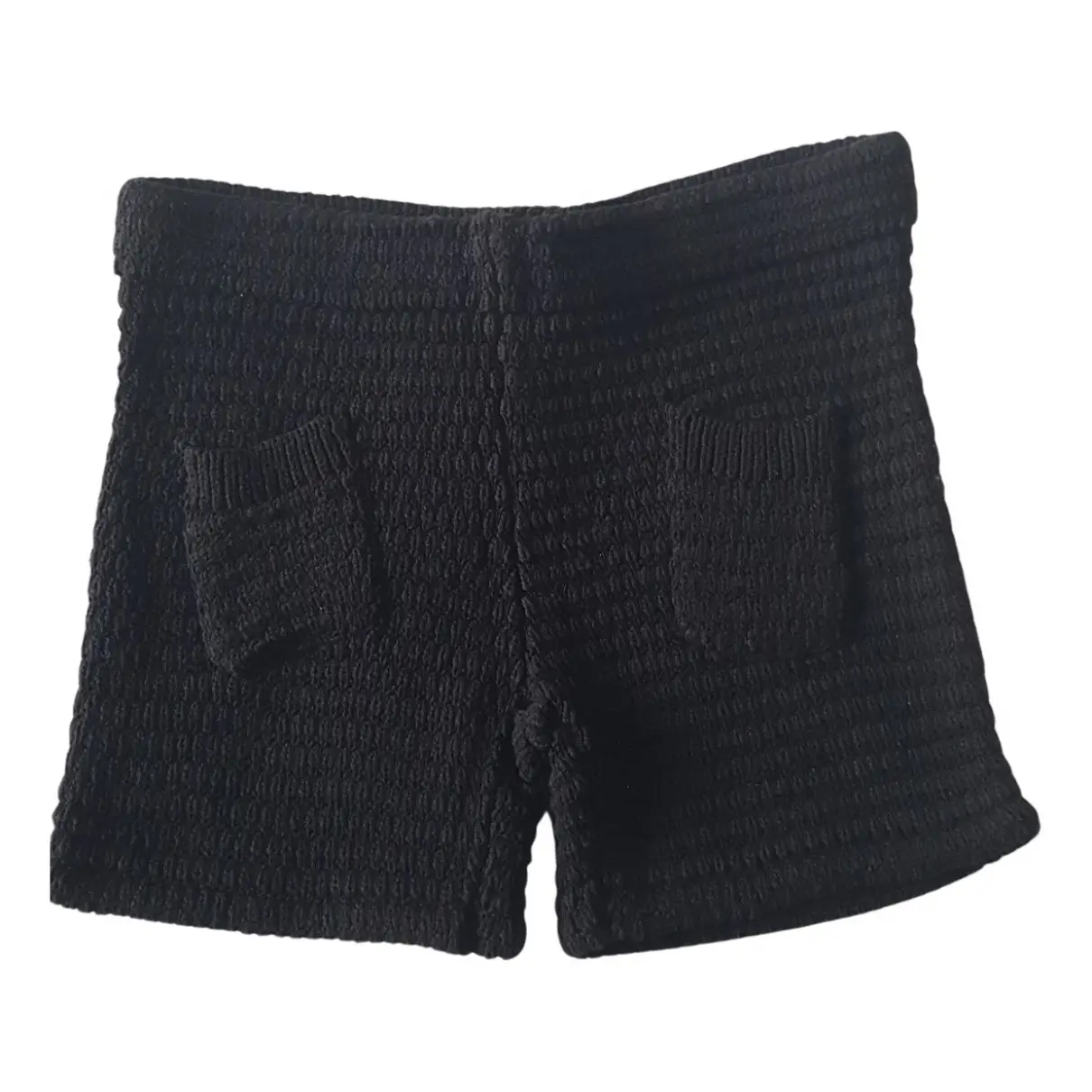 Black Cotton Shorts Bel Air