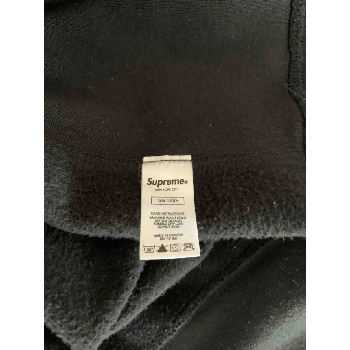 Buy Supreme Black Cotton Knitwear & Sweatshirt Box Logo online