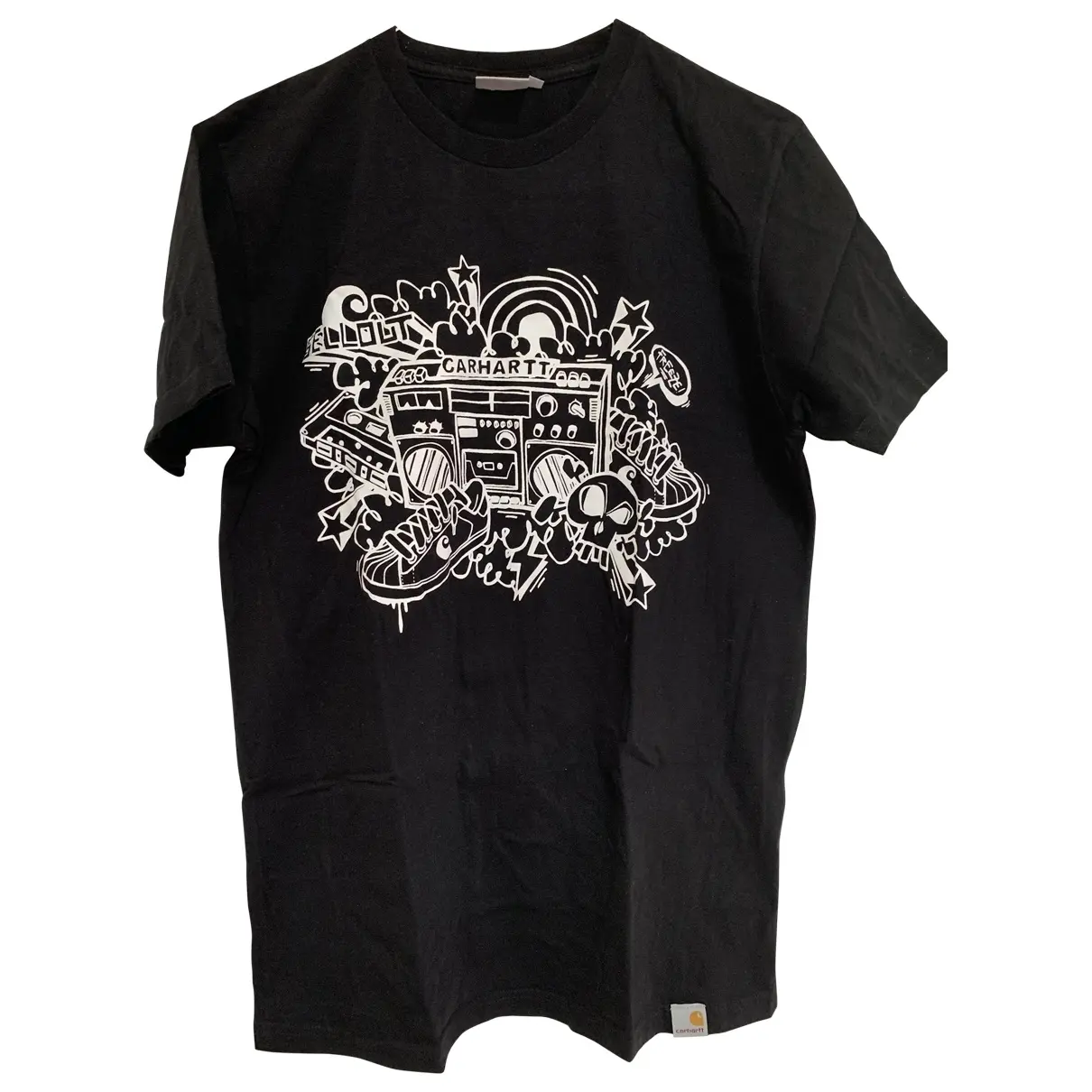 Black Cotton T-shirt Carhartt