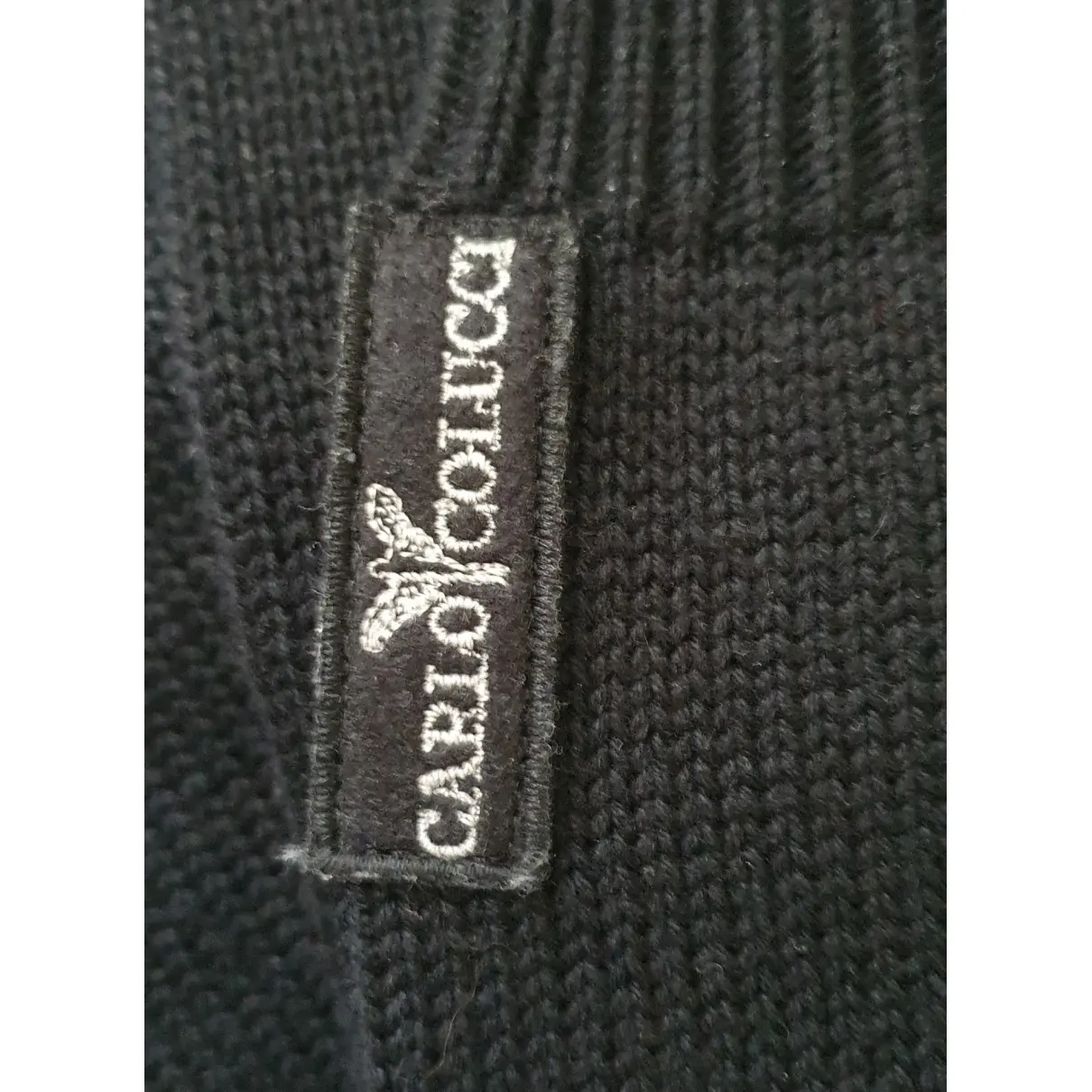 Black Cotton Knitwear & Sweatshirt CARLO COLUCCI - Vintage