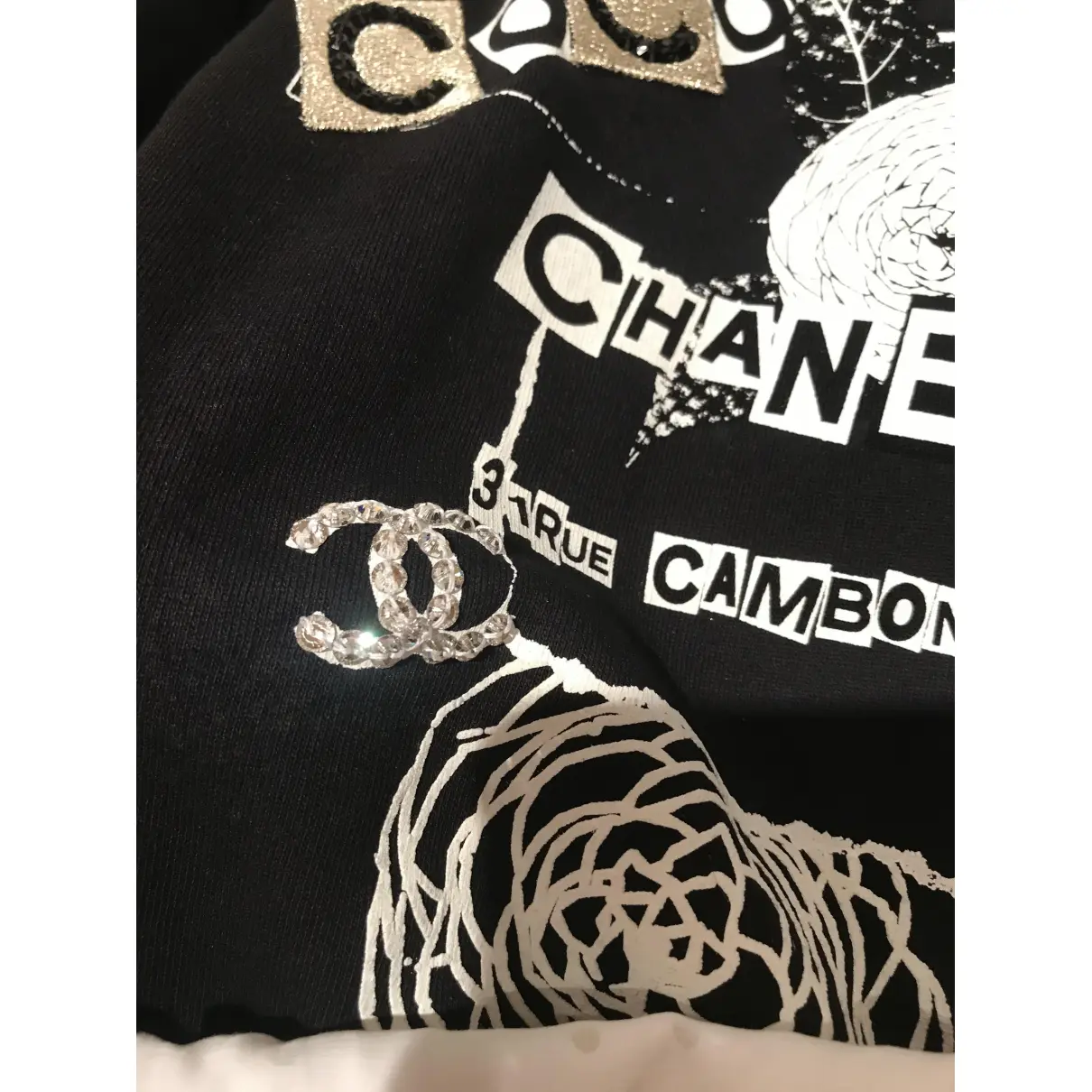 Black Cotton Knitwear Chanel