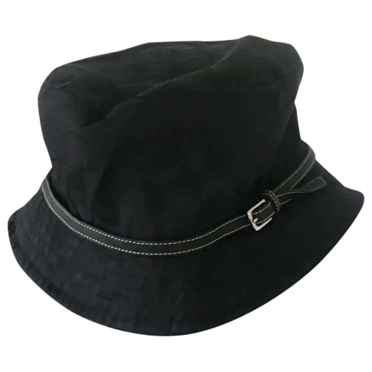 Black Cotton Hat Coach