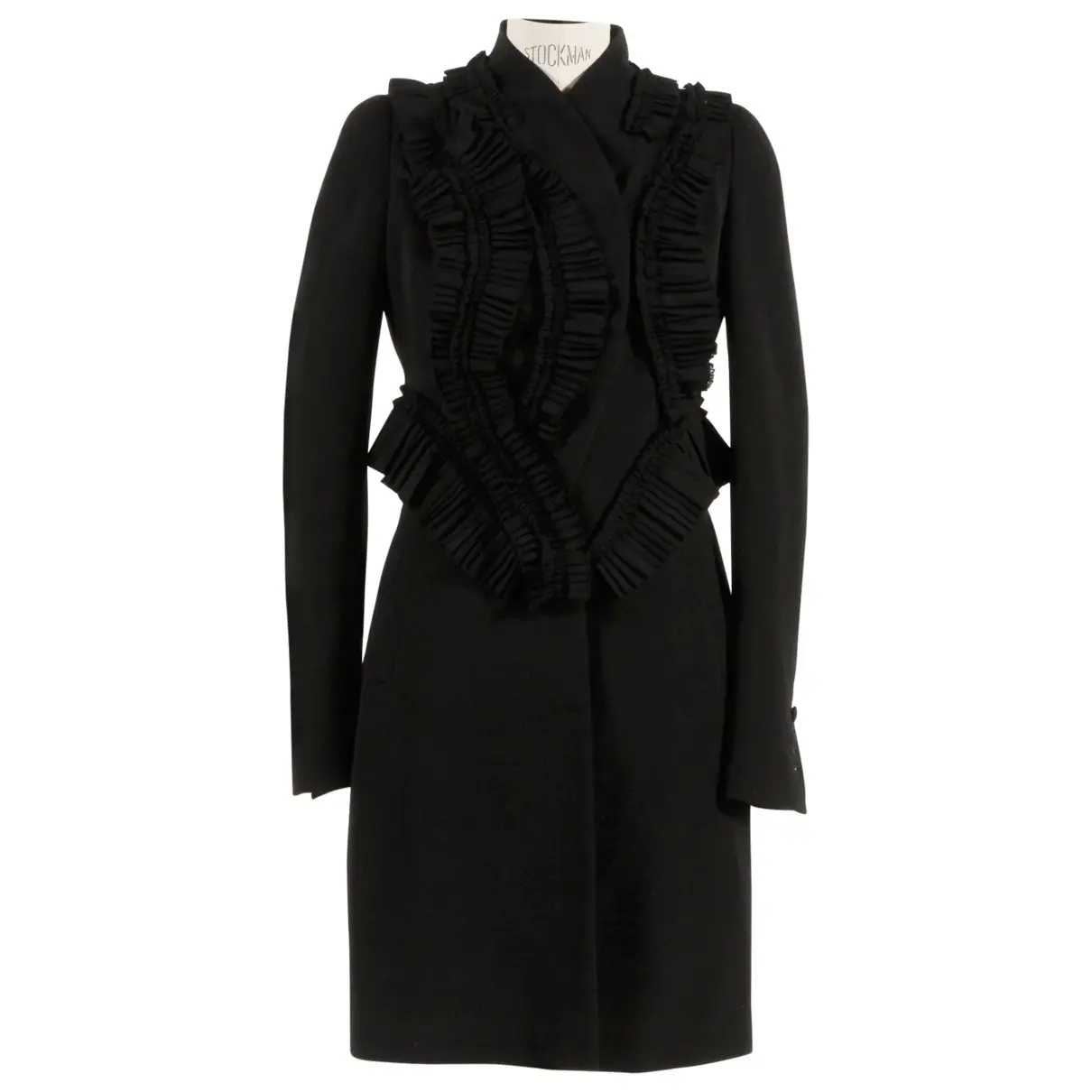 Black Cotton Coat Givenchy