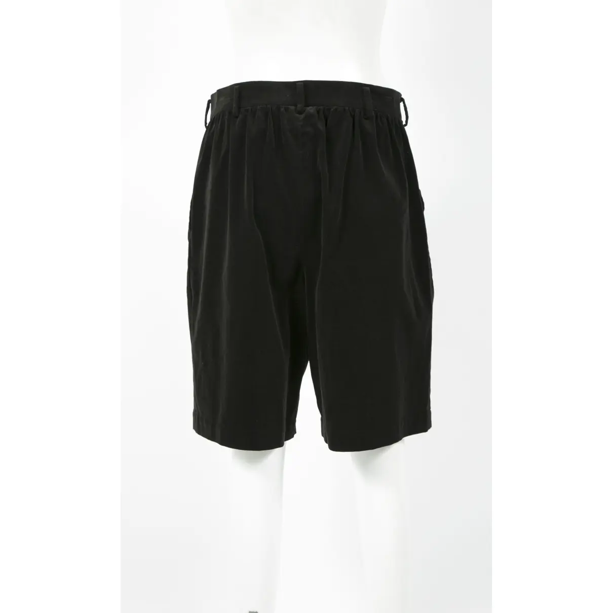 Comme Des Garcons Black Cotton Shorts for sale