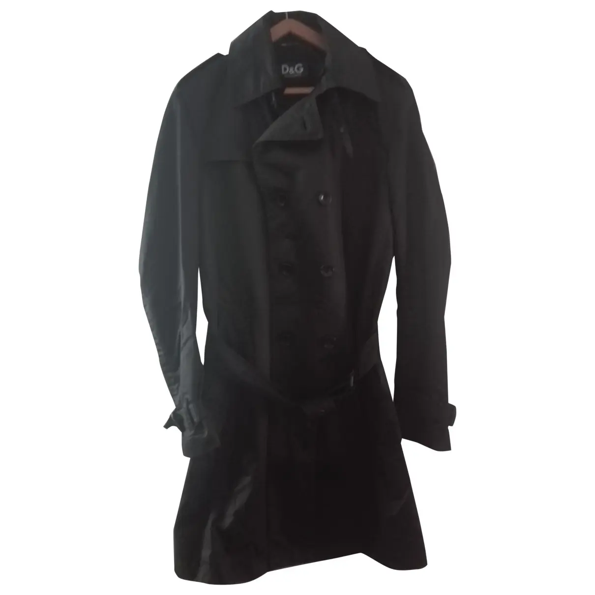 Black Cotton Coat D&G