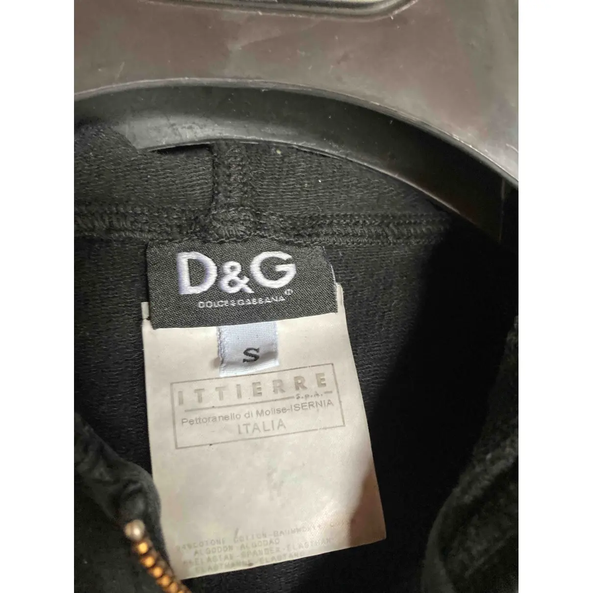 Buy D&G Black Cotton Knitwear online