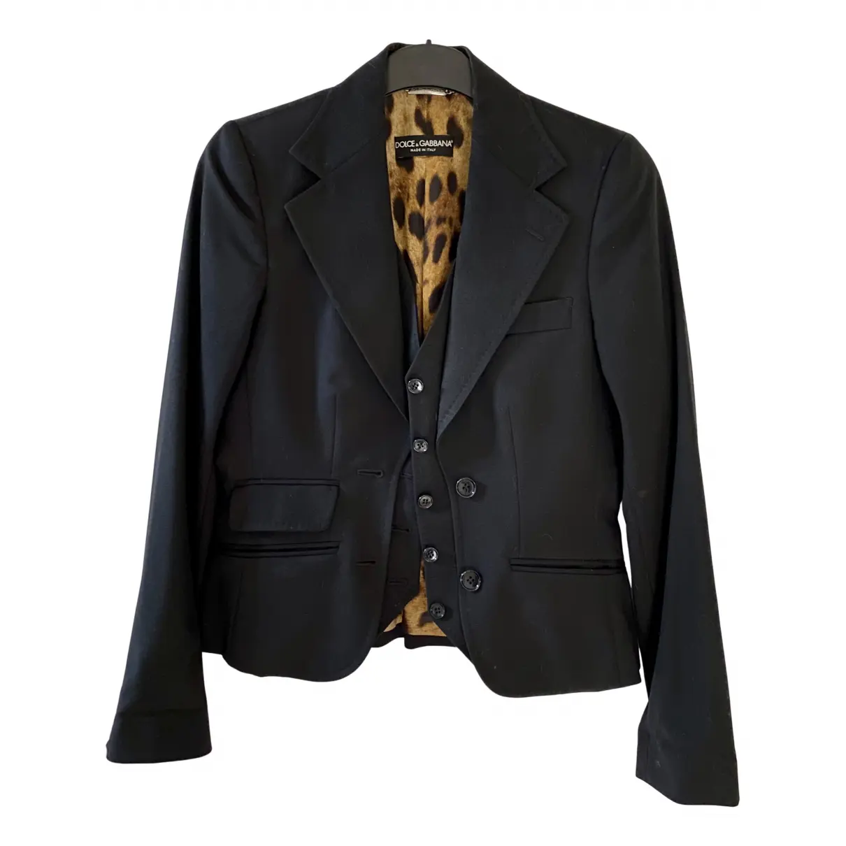 Black Cotton Jacket Dolce & Gabbana