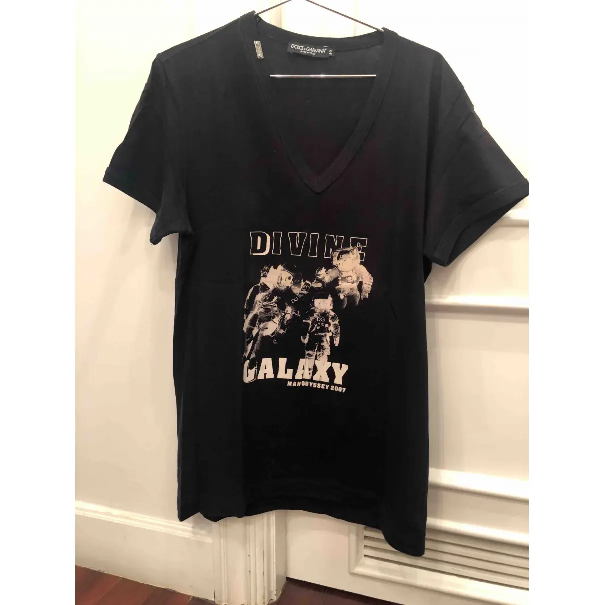 Buy Dolce & Gabbana Black Cotton T-shirt online