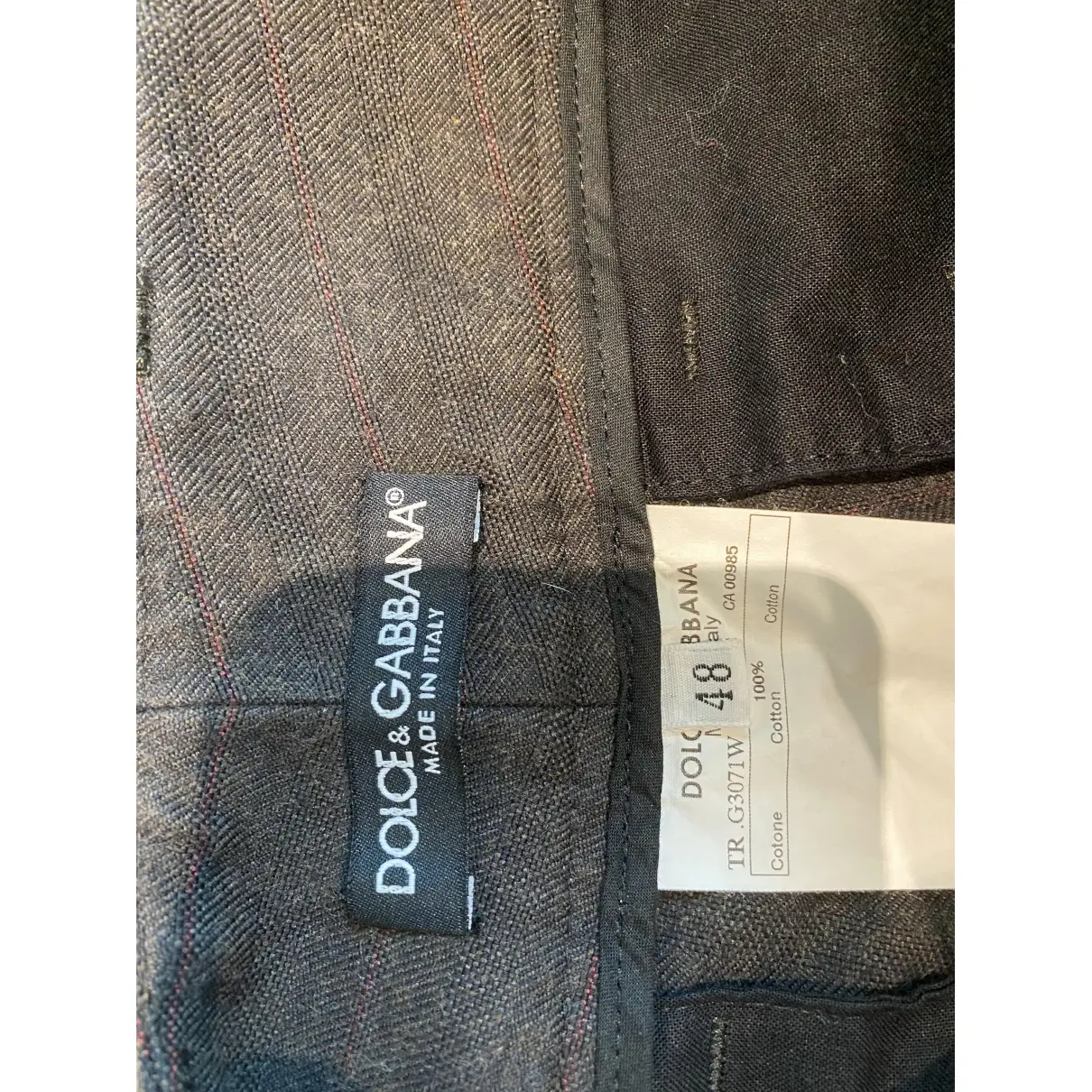 Buy Dolce & Gabbana Trousers online - Vintage