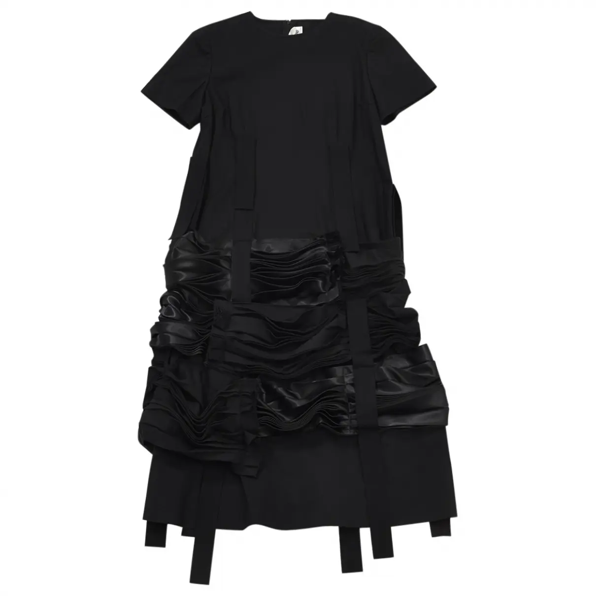 Black Cotton Dress Comme Des Garcons