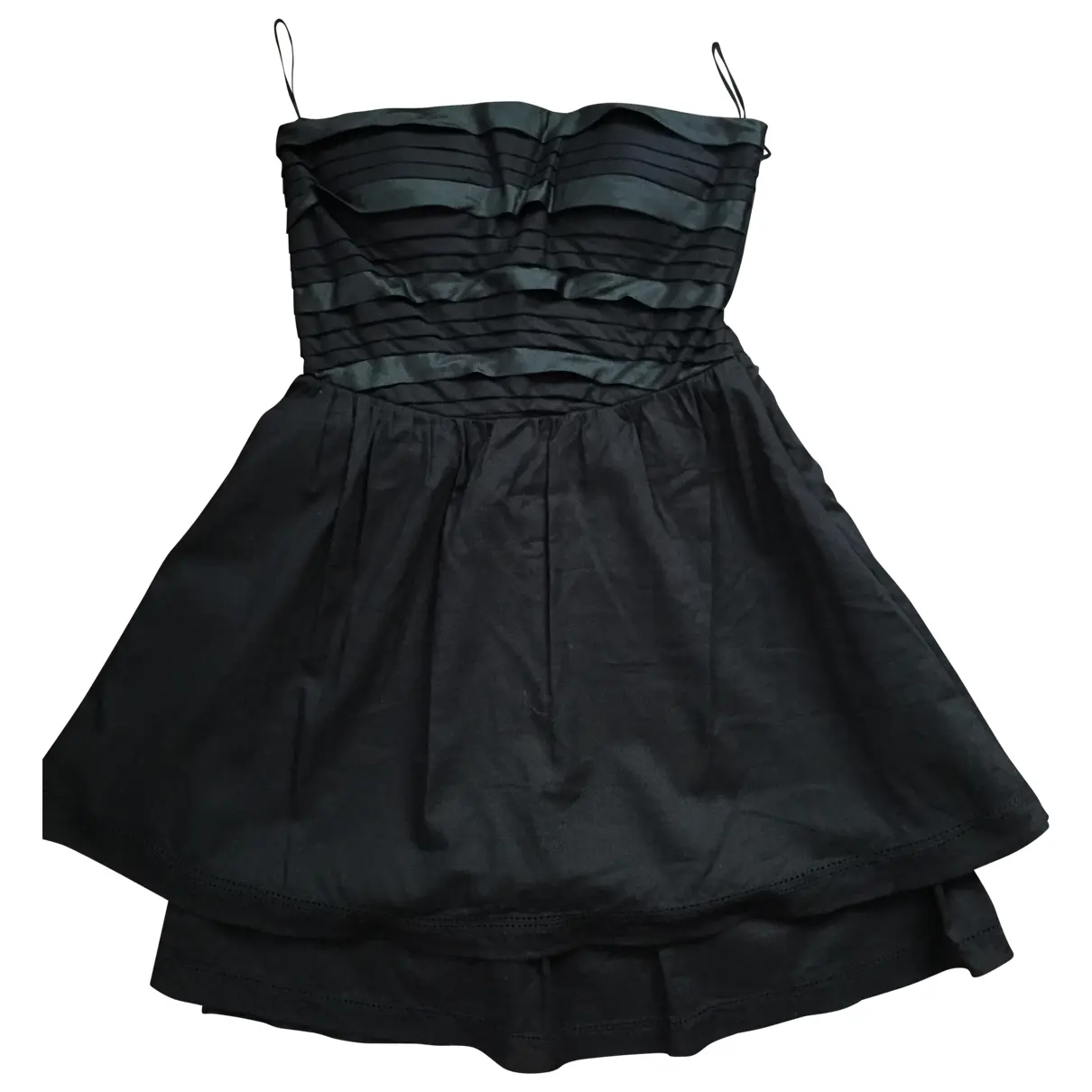 Black Cotton Dress Maje