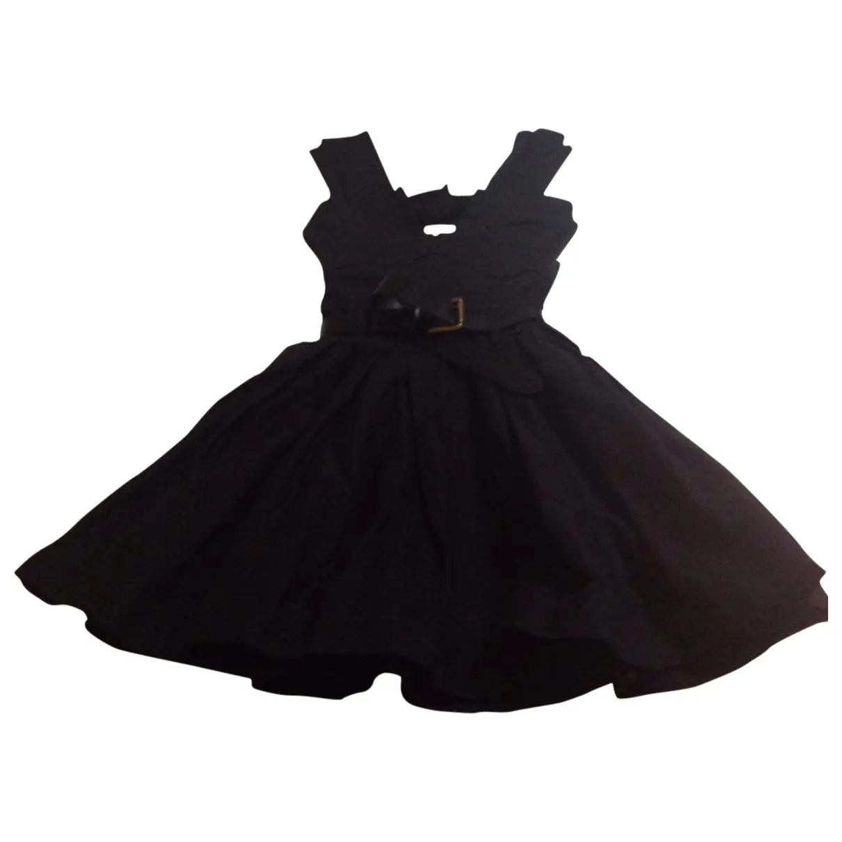 Black Cotton Dress Preen