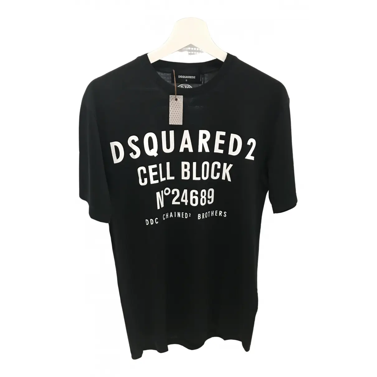 Black Cotton T-shirt Dsquared2