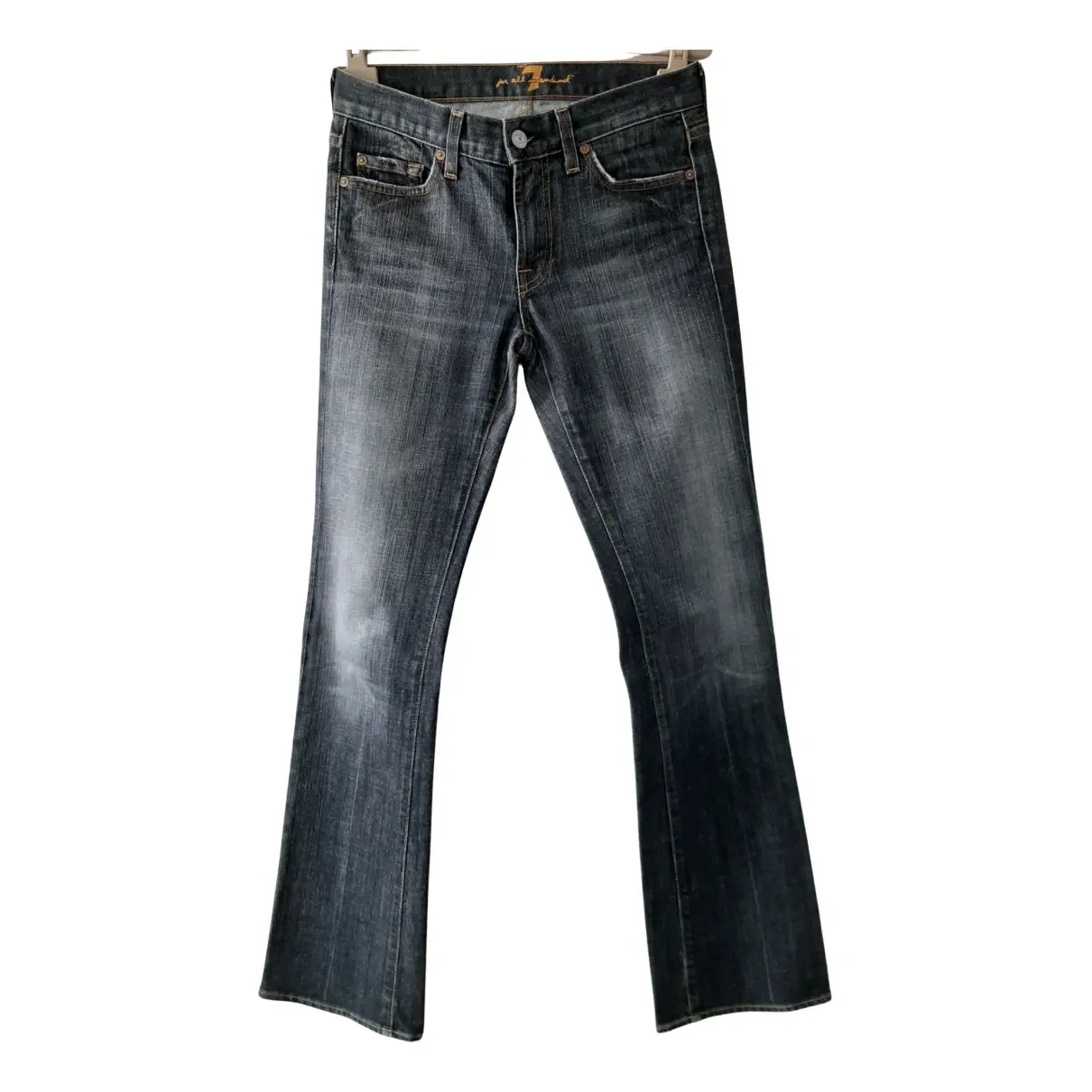 Black Cotton - elasthane Jeans 7 For All Mankind - Vintage