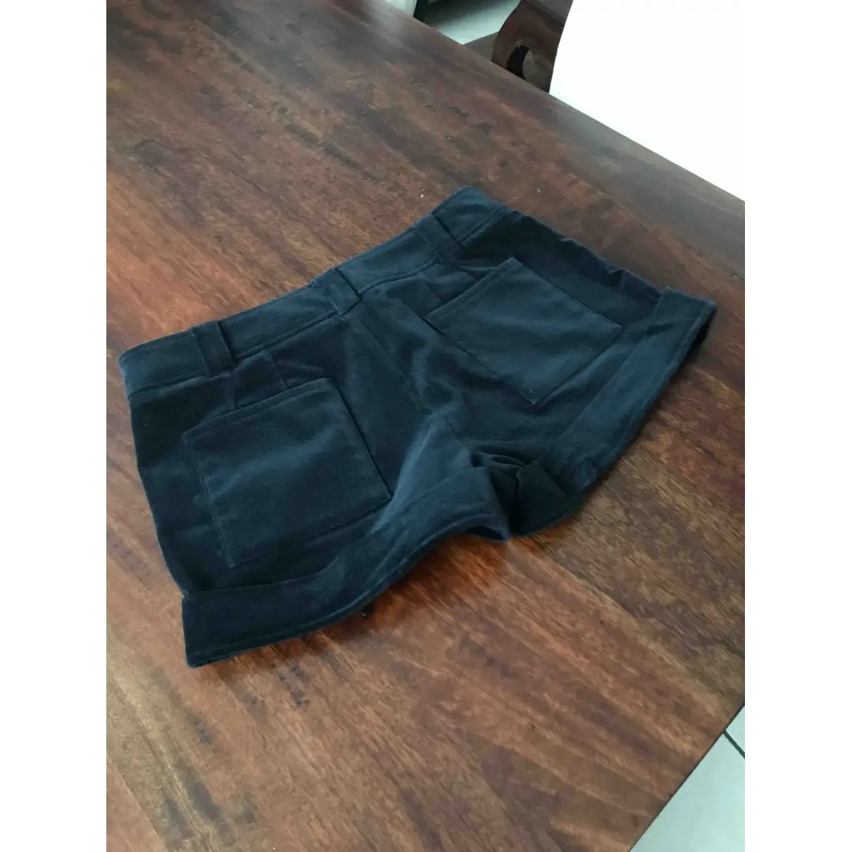 Claudie Pierlot Black Cotton - elasthane Shorts for sale