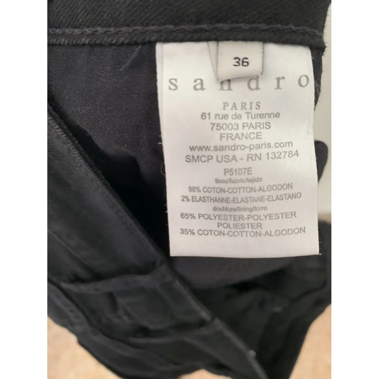 Buy Sandro Fall Winter 2019 bootcut jeans online