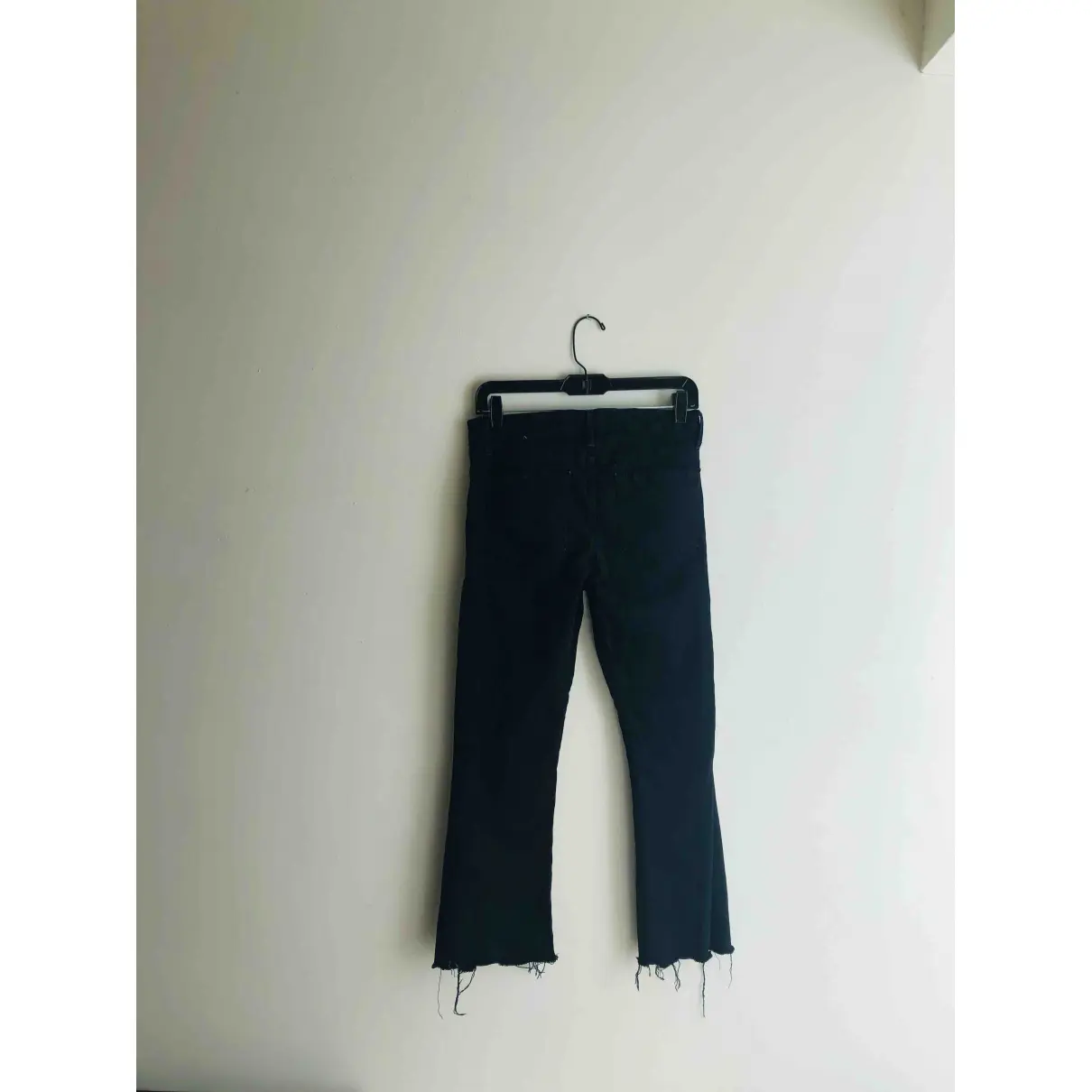 Buy Frame Black Cotton - elasthane Jeans online