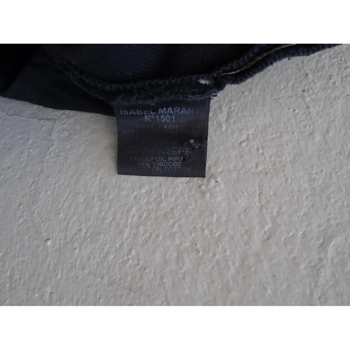Black Cotton - elasthane Jeans Isabel Marant