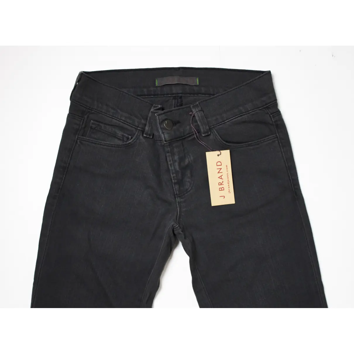 Buy J Brand Black Cotton - elasthane Jeans online
